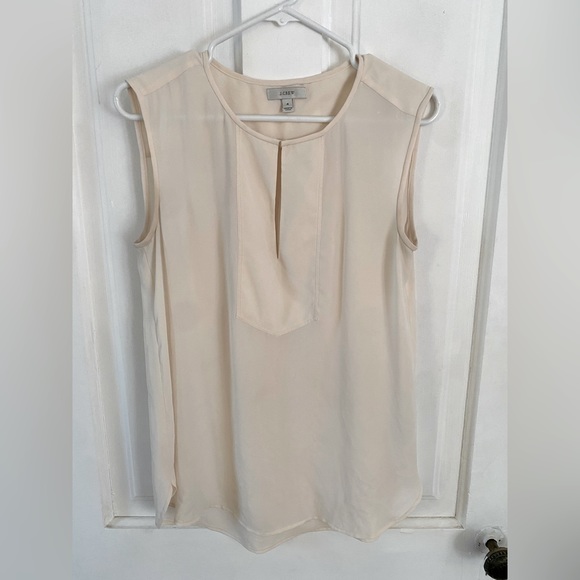 JCrew Cream Blouse - Picture 1 of 11